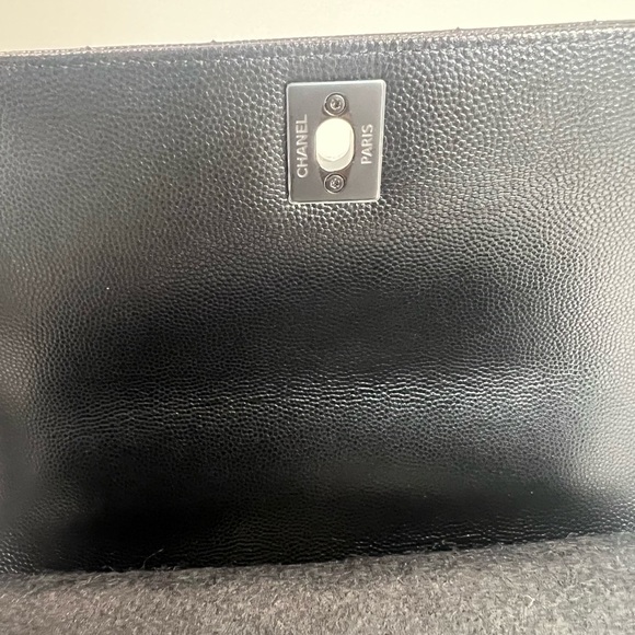 Chanel Black Chevron Coco Handle w Black Hardware - Picture 9 of 17